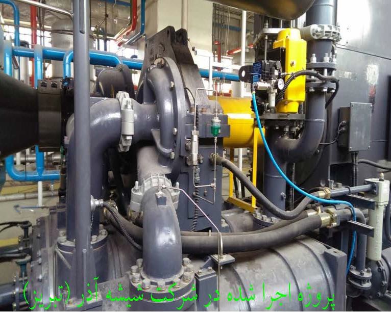 نصب و راه اندازی و بهره برداری سیستم اکسیژن پلنت صنایع شیشه آذر